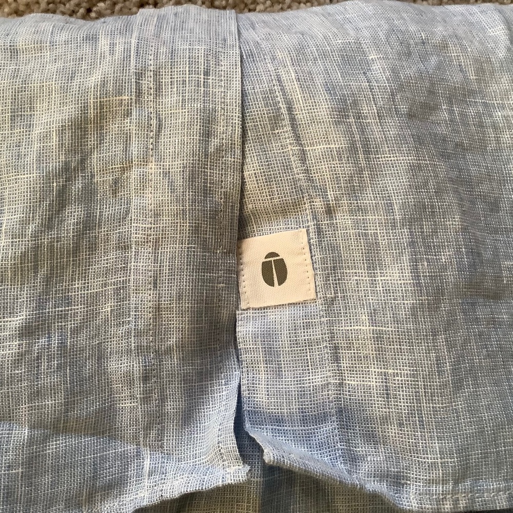Light Blue Button Down Shirt for Women - Picture 4 of 8
